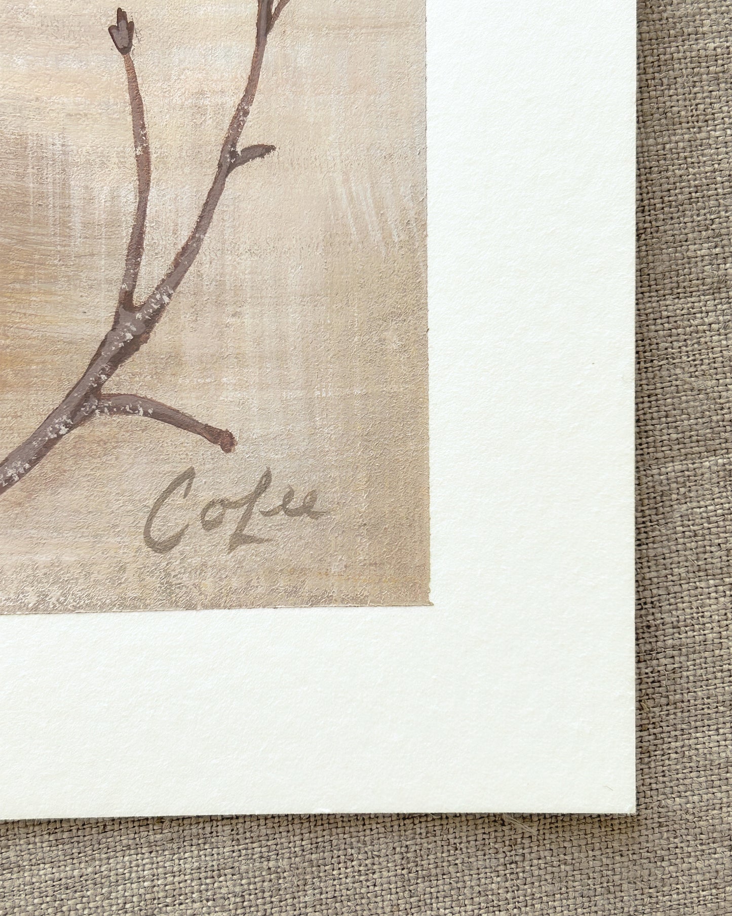 Amaryllis in Robin Pot — Original Painting on Paper