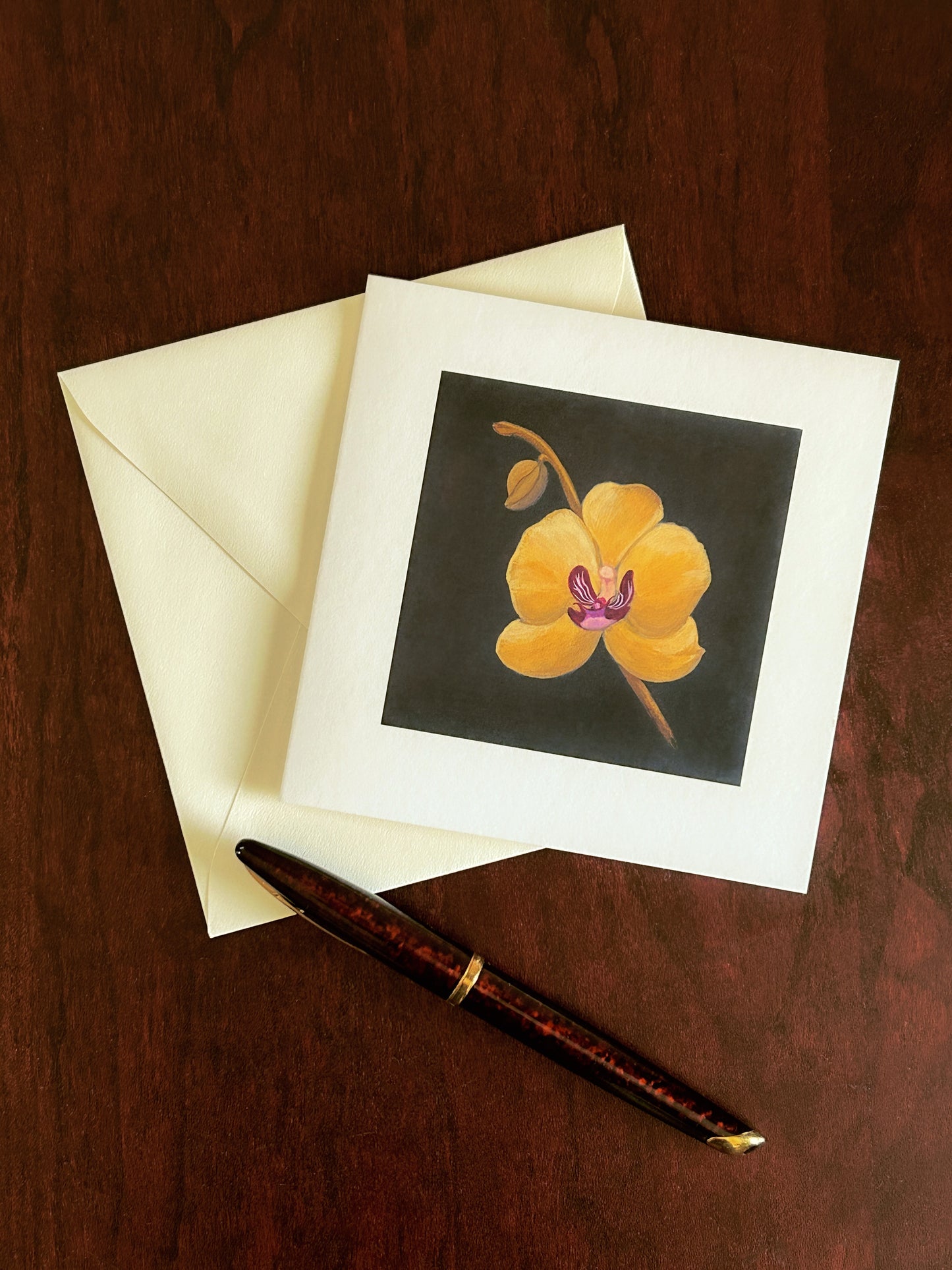 Alderbrook Yellow Blossoms Collection | Set of 3 Botanical Note Cards